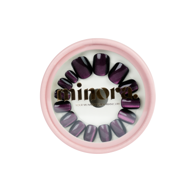 IRIDESCENT AMETHYST - krátke, hranaté