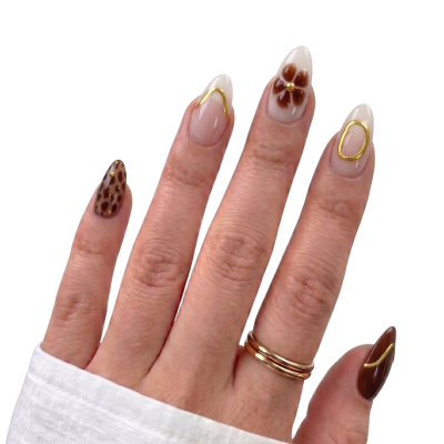 WILD SIENNA - stredné, oblé